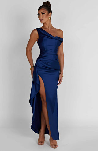 Juliene Maxi Dress - Navy - glavon