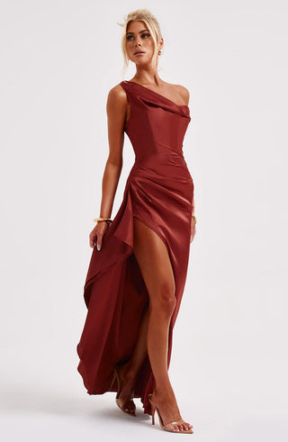 Juliene Maxi Dress - Rust - glavon