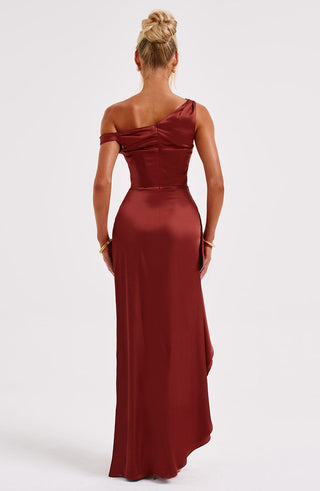 Juliene Maxi Dress - Rust - glavon