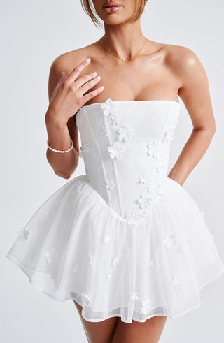 Justina Playsuit - Ivory - glavon