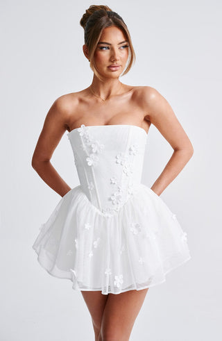 Justina Playsuit - Ivory - glavon