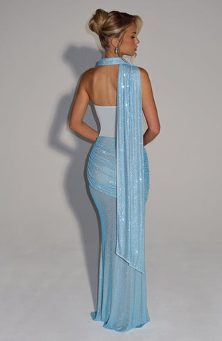 Kailani Maxi Dress - Aqua - glavon