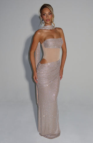 Kailani Maxi Dress - Nude - glavon