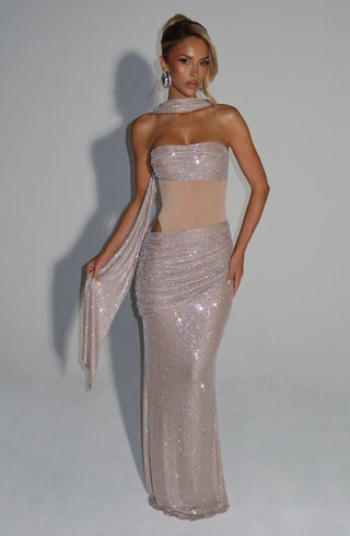 Kailani Maxi Dress - Nude - glavon
