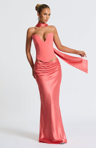 Kamiyah Corset - Coral Pink - glavon