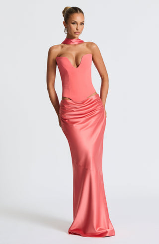 Kamiyah Corset - Coral Pink - glavon