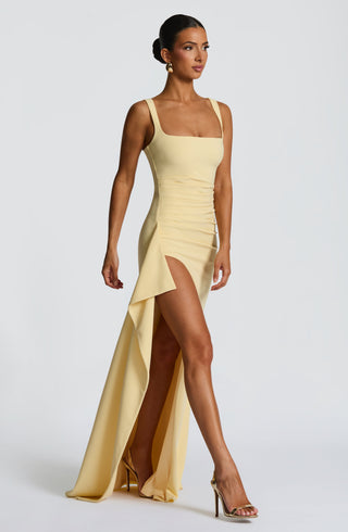 Katana Maxi Dress - Lemon - glavon