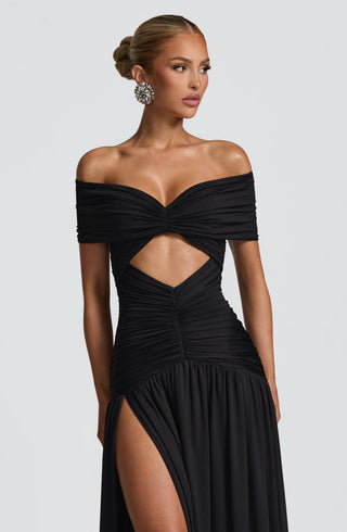 Kathryn Maxi Dress - Black - glavon