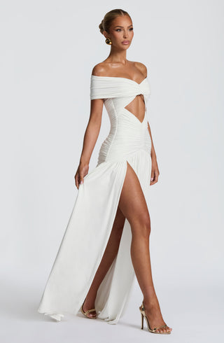 Kathryn Maxi Dress - White - glavon