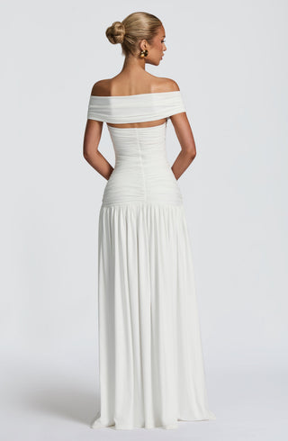 Kathryn Maxi Dress - White - glavon