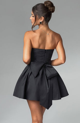 Katrina Mini Dress - Black - glavon