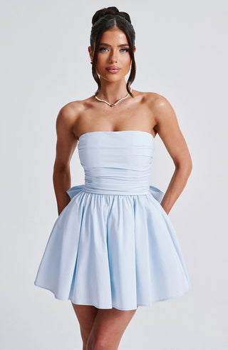 Katrina Mini Dress - Blue - glavon