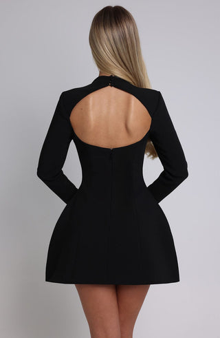 Kelly Mini Dress - Black - glavon