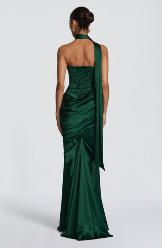 Kensington Maxi Dress - Emerald - glavon