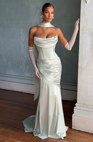 Kensington Maxi Dress - Mint - glavon