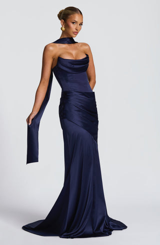 Kensington Maxi Dress - Navy - glavon