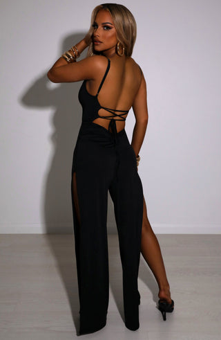 Khloe Jumpsuit - Black - glavon