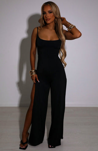 Khloe Jumpsuit - Black - glavon
