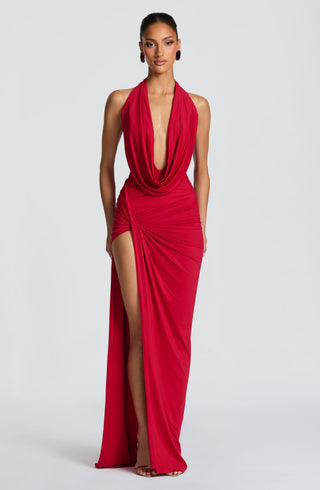 Kingsley Maxi Dress - Red - glavon