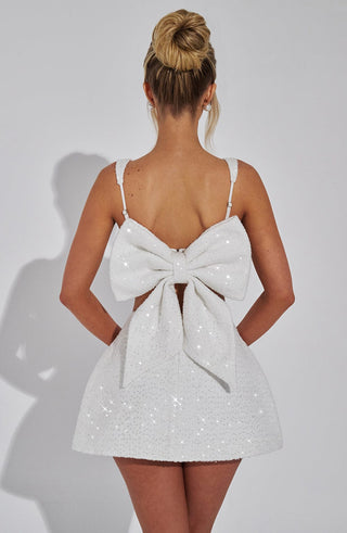 Kiri Mini Skirt - Ivory - glavon