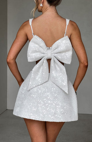 Kiri Mini Skirt - Ivory - glavon