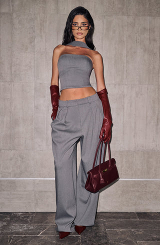 Kirsty Pants - Grey Marl - glavon
