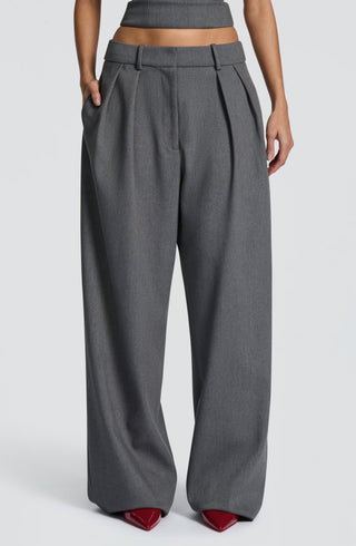 Kirsty Pants - Grey Marl - glavon