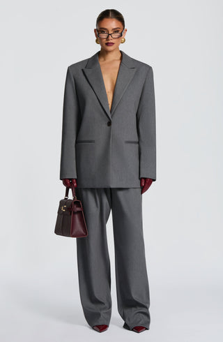 Kirsty Pants - Grey Marl - glavon