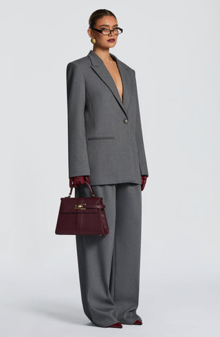 Kirsty Pants - Grey Marl - glavon