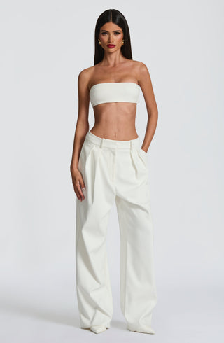 Kirsty Pants - Ivory - glavon