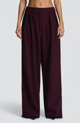 Kirsty Pants - Plum - glavon