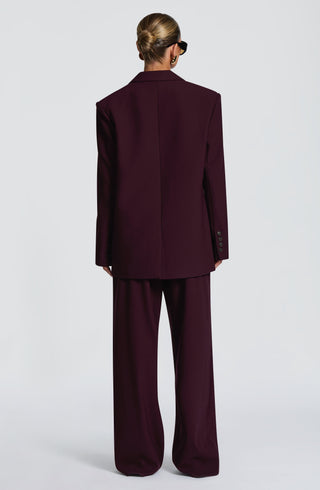 Kirsty Pants - Plum - glavon