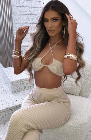 Kyana Crop - Beige - glavon