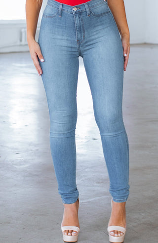 Kyla Jeans - Light Blue - glavon