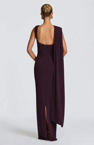 Kylie Maxi Dress - Plum - glavon