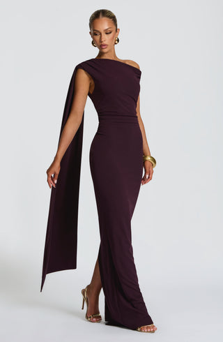 Kylie Maxi Dress - Plum - glavon
