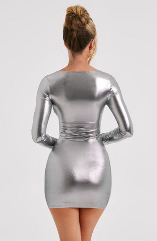Kyranni Mini Dress - Gunmetal - glavon