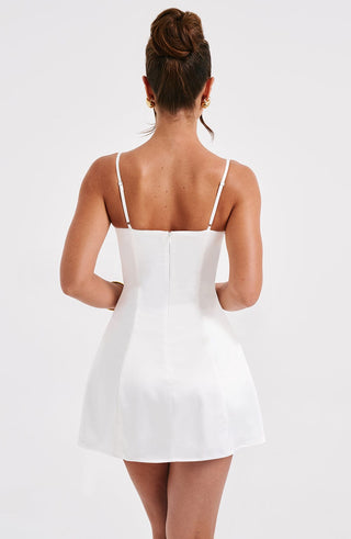 Lainey Mini Dress - Ivory - glavon