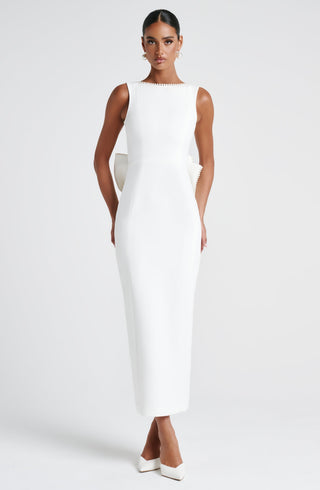 Lana Midaxi Dress - Ivory - glavon