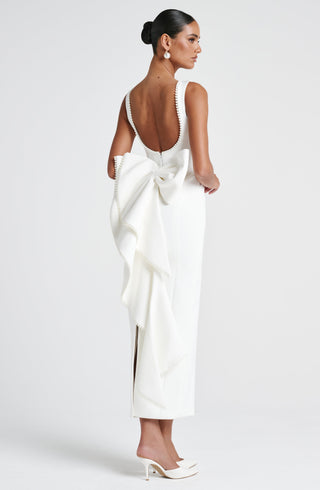 Lana Midaxi Dress - Ivory - glavon