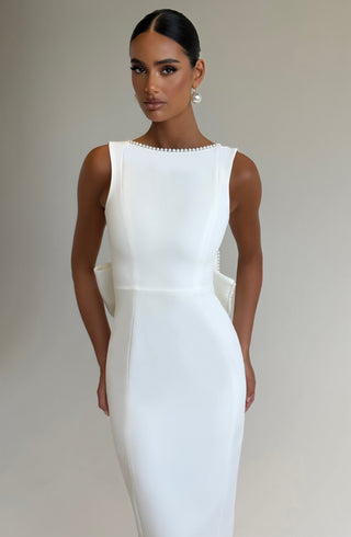 Lana Midaxi Dress - Ivory - glavon