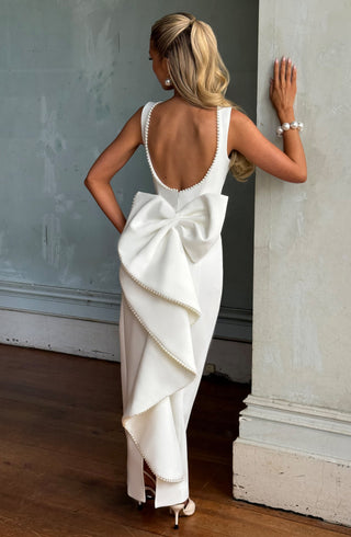 Lana Midaxi Dress - Ivory - glavon