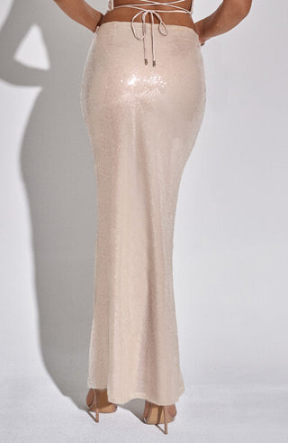 Larisa Maxi Skirt - Nude - glavon