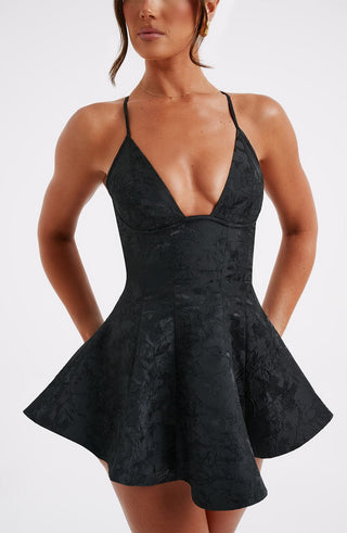 Leila Playsuit - Black - glavon