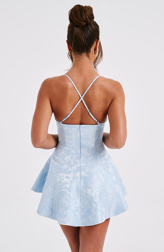 Leila Playsuit - Blue - glavon