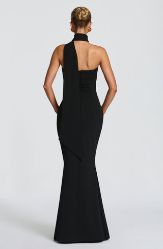Leura Maxi Dress - Black - glavon