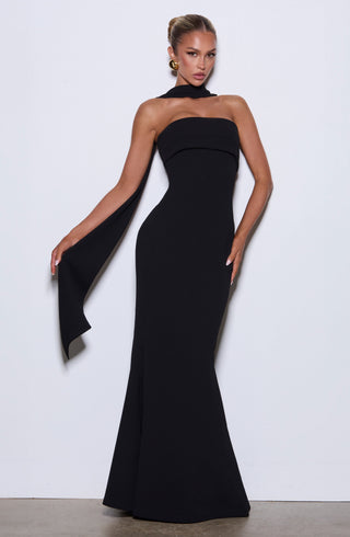 Leura Maxi Dress - Black - glavon