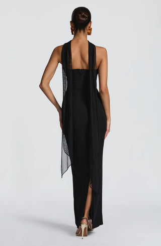Lindsey Maxi Dress - Black - glavon