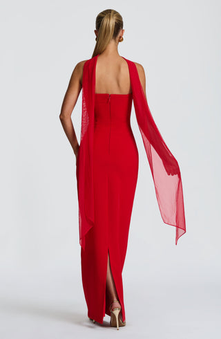 Lindsey Maxi Dress - Red - glavon
