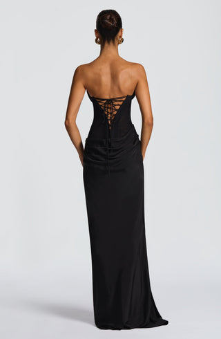 Liora Maxi Dress - Black - glavon